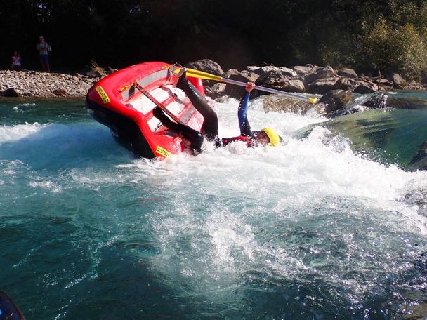 Abflug beim Rafting Klassiker mit MAP-Erlebnis