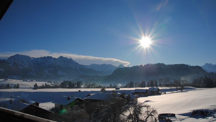 Blick vom Südbalkon