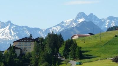 Blick aus der Wohnung