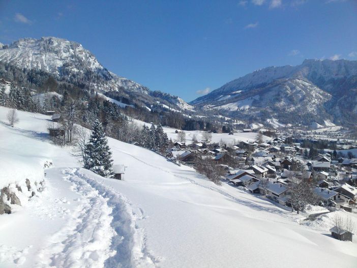 Vorderhindelang Blick Richtung Oberjoch