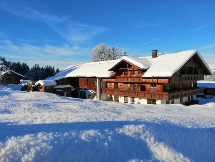 Bauernhof Denz im Winter