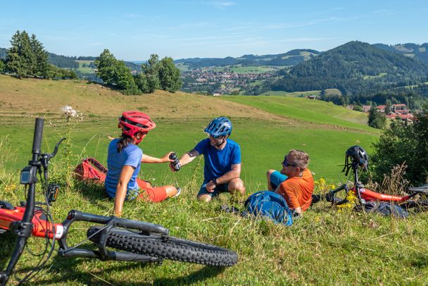 Pause mit Panoramablick