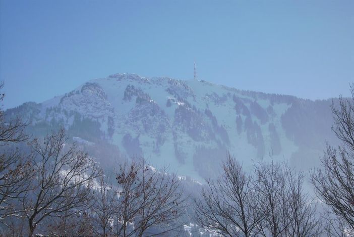 Der Grünten unser Hausberg im Schnee