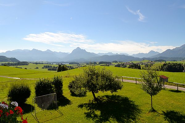 Ausblick von Ferienwohnung Säuling