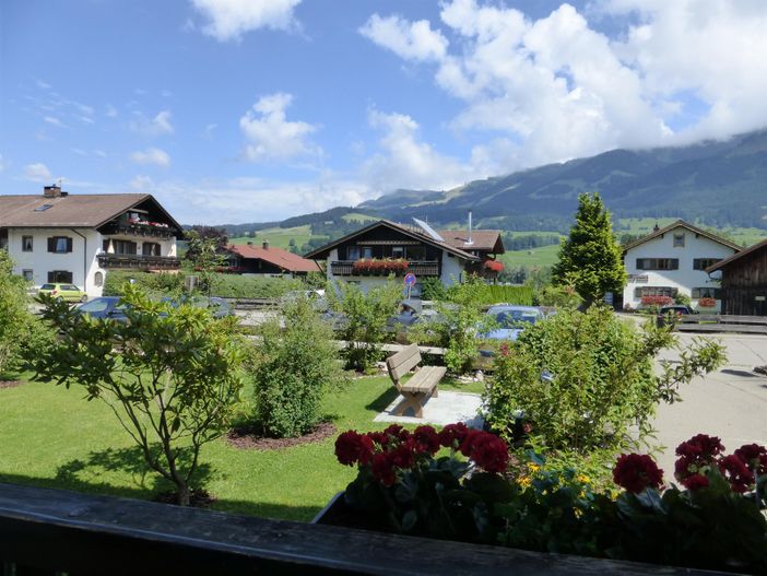 Ausblick vom Balkon