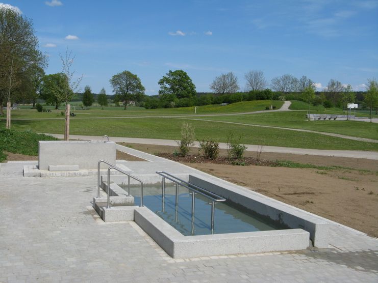 Wassertretbecken im Sebastianspark