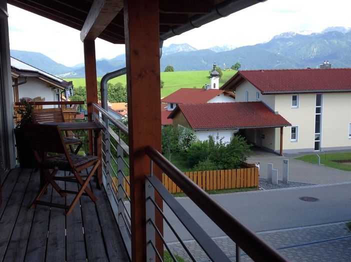 Balkon mit Blick nach Osten