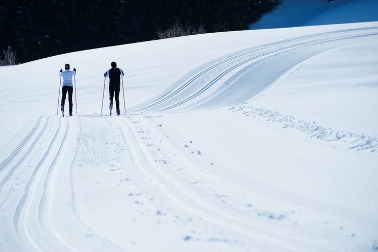 Wintervergnügen in der Loipe