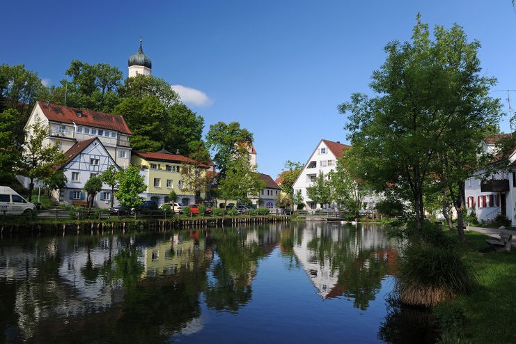 Sauweiher., Isny Vorstadt