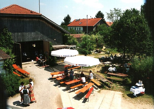 Biergarten in der Dampfsäg