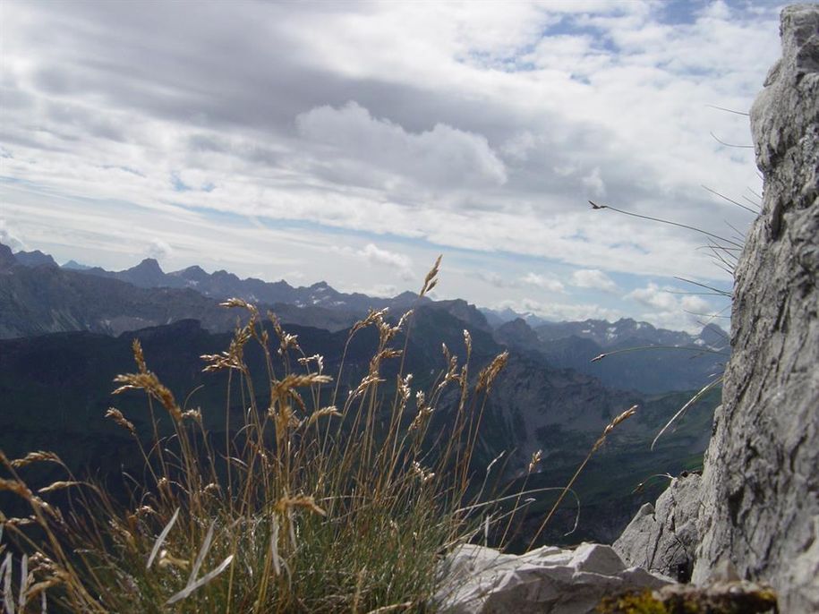 Fantastischer Blick über den Allgäuer Hauptkamm