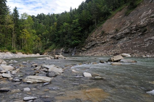 In Langenegg der Energie auf der Spur – Moore, Schluchten und ein wilder Fluss