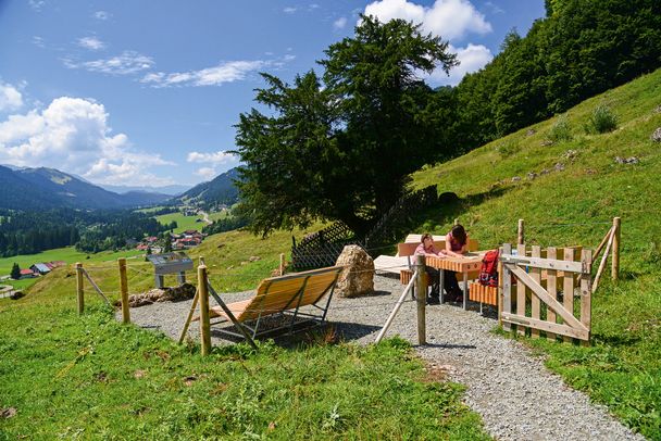 Entspannen auf dem Balderschwanger Zeitweg