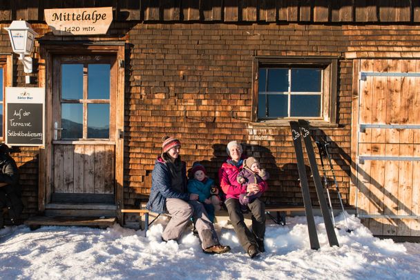 Winterwandern Grasgehren zur Mittelalpe - Obermaiselstein