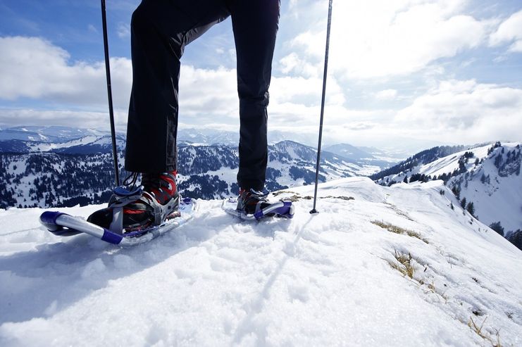 Schneeschuhwandern auf dem Hochgrat