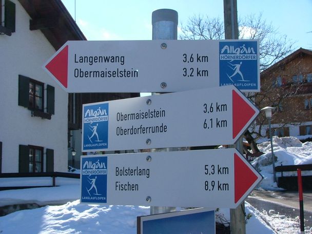 Oberdorfer Loipe - Langlaufen in Obermaiselstein
