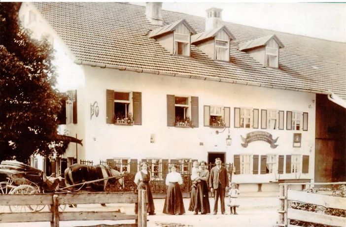 Gasthof Zur Post um 1914