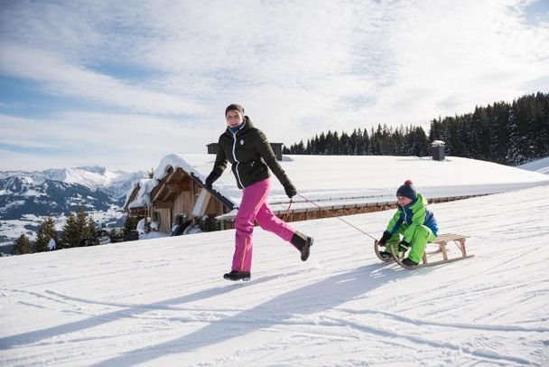 Rodeln im Skigebiet Ofterschwang