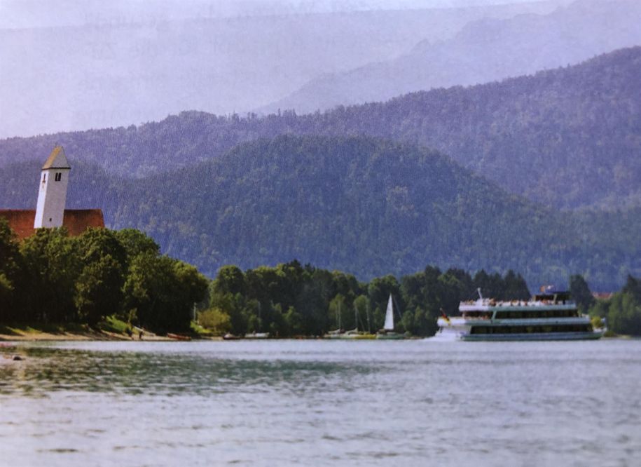 Schiff - Fahrt am Forggensee