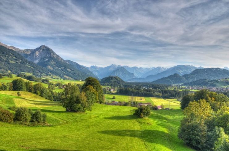 Ausblick nach Oberstdorf