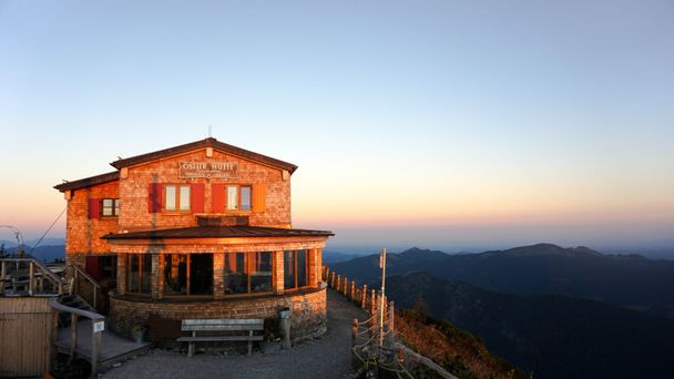 Blick auf die Ostlerhütte