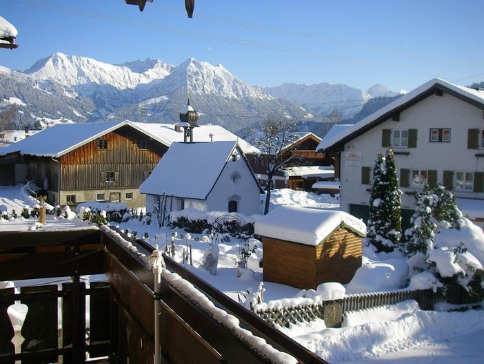 Aussicht Winter Südbalkon 1