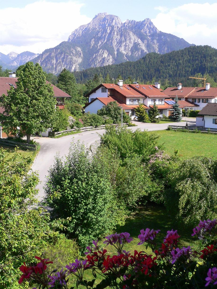 Blick vom Balkon