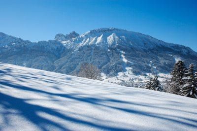 Winterliches Pfrontener Tal