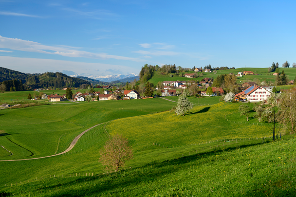 Blick von Vorholz auf Maierhöfen