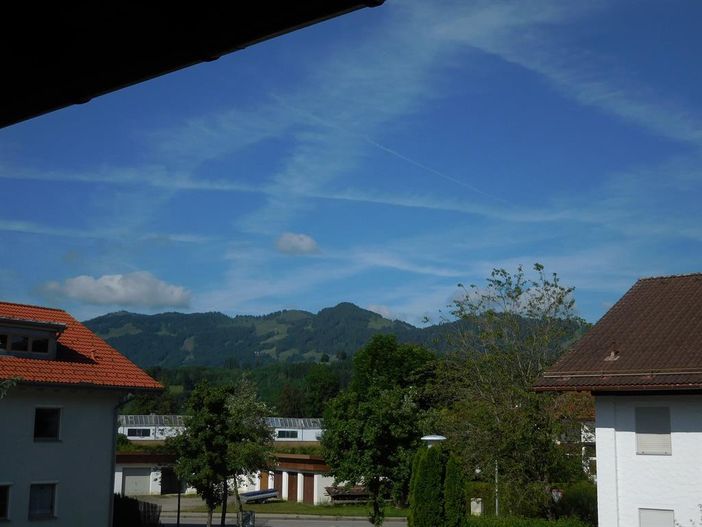 Blick vom Balkon aufs Ofterschwanger Horn