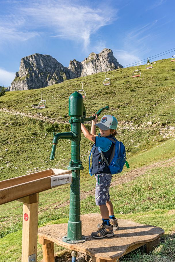 Mitmachstationen am Juwelenweg in Pfronten