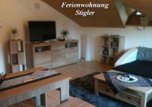 Wohnzimmer Ferienwohnung Stigler .