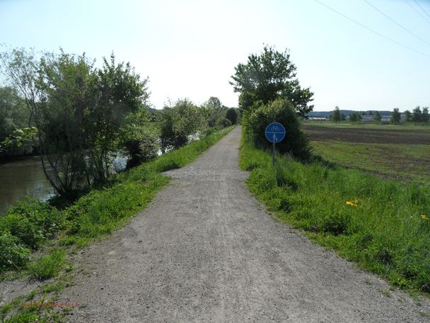 Der Radweg bei Ebenhofen