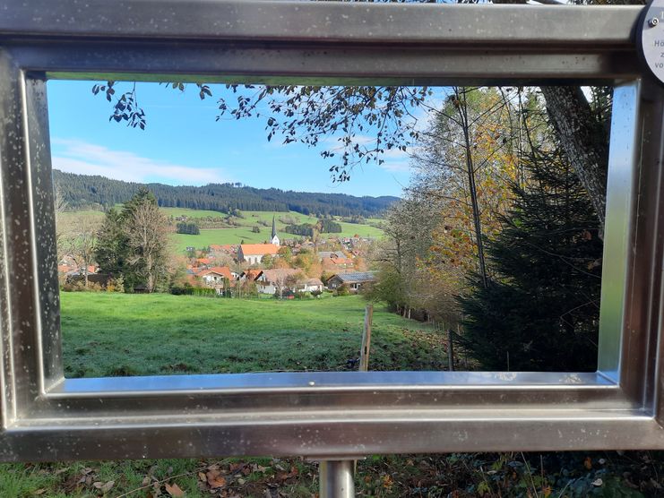 Markt Weitnau vom Carl Hirnbeinweg