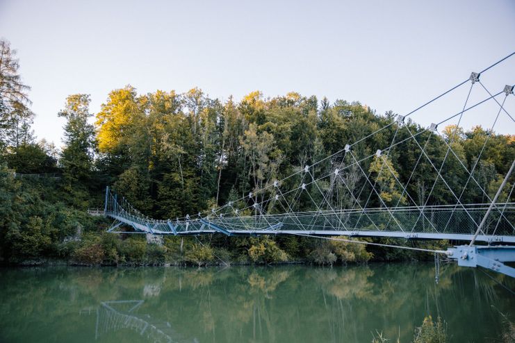 Hängebrücke am Illerdurchbruch