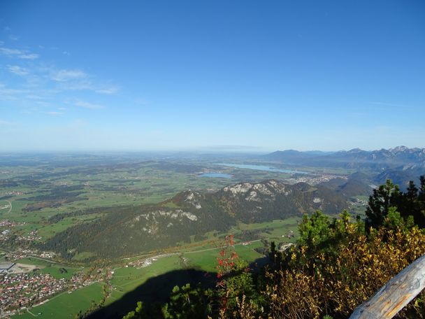 Blick vom Breitenberg auf das Füssener Land