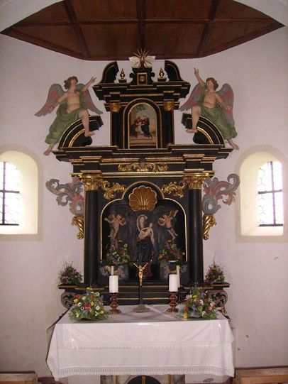 Der Barockaltar in der Kierwanger Kapelle