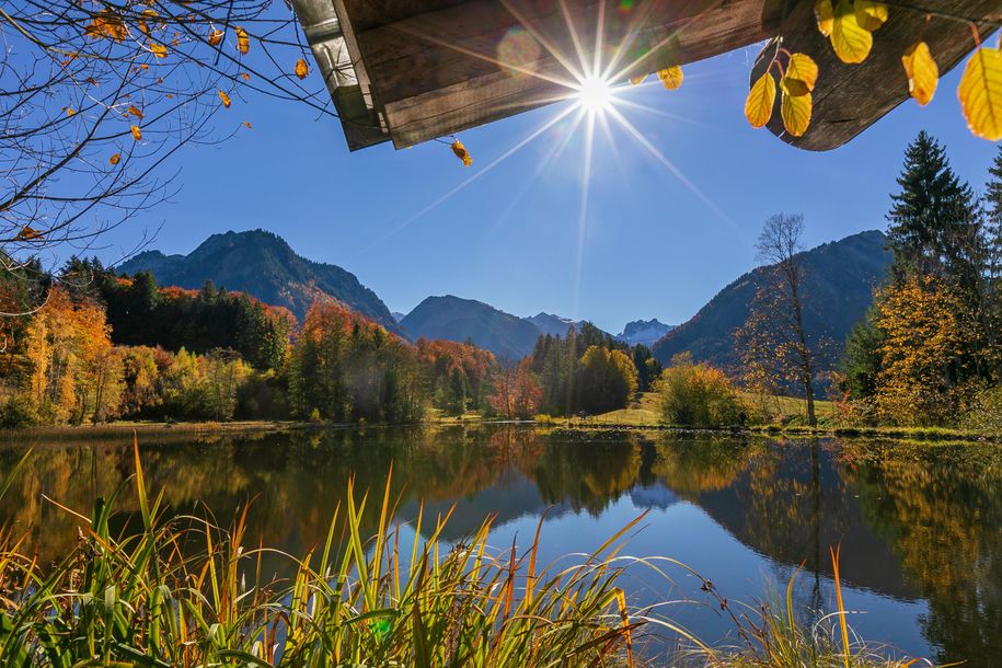 Herbst am Moorweiher Oberstdorf