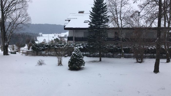 Winterblick vom Südbalkon