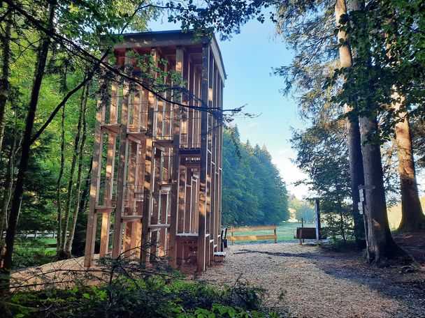 Turm am Carl Hirnbeinweg Morgenstimmung