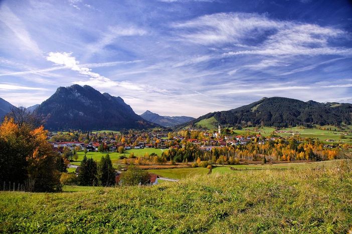 Blick auf das Pfrontener Tal