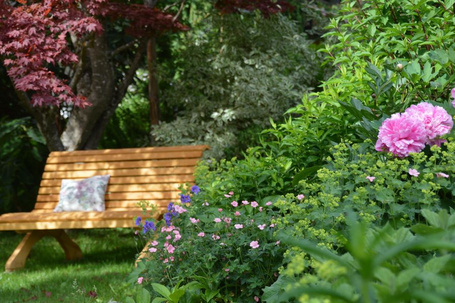 gemütlicher Platz im Garten