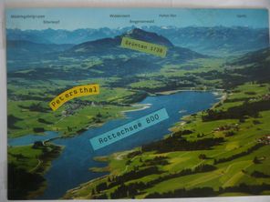 Die Voralpenlandschaft am Rottachstausee