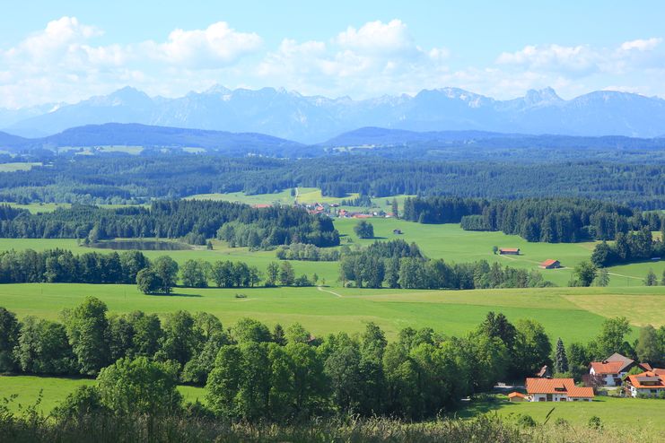 Landschaftsblick rund um Stötten