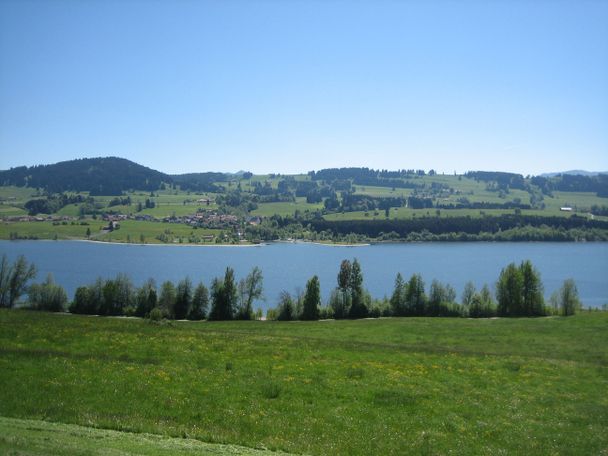 Rottachsee-Sicht auf Petersthal