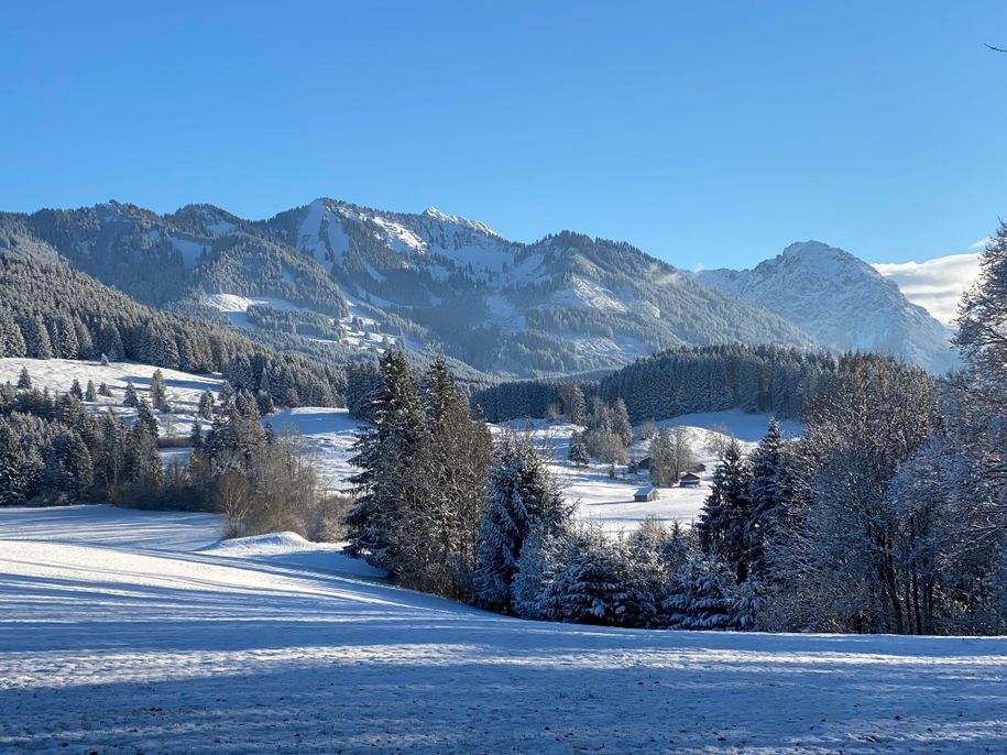 Winterlandschaft bei Hofen