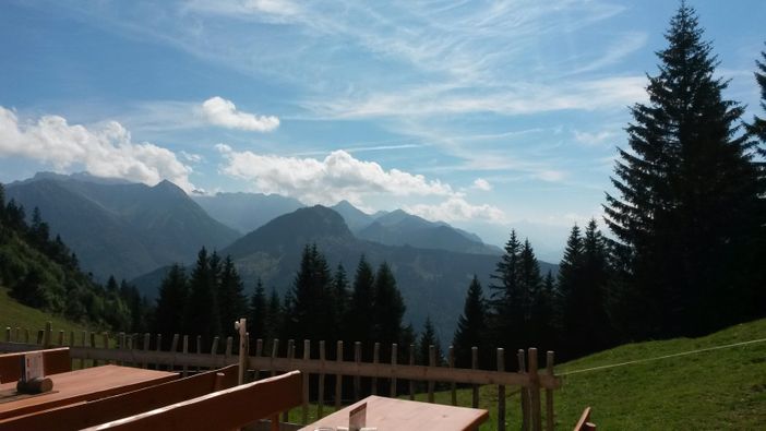 Ausblick von der Kenzenhütte