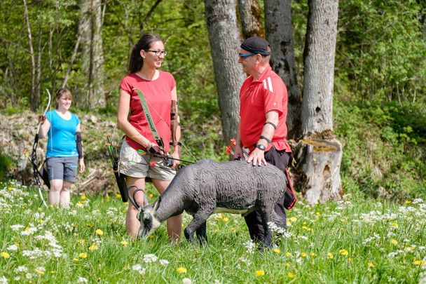 3D Erlebnis Bogenparcours im Tal in Bolsterlang