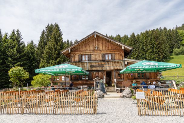 Die Edelsberghütte in Pfronten im Allgäu