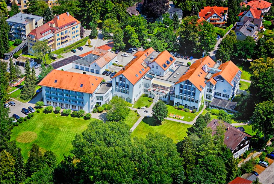 Hotel Sonnengarten Bad Wörishofen Luftbild seitlic